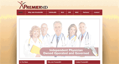 Desktop Screenshot of premiermd.net